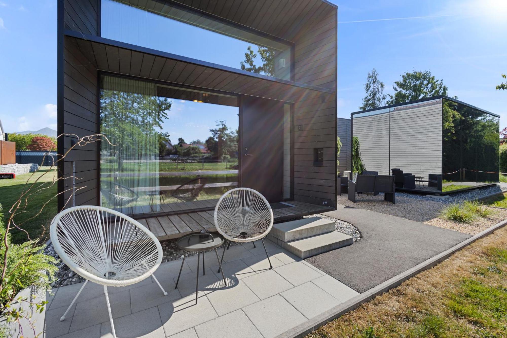KODA LOFT EXTENDED - Urlaub im Tiny House Bodensee Lauterach Exterior foto